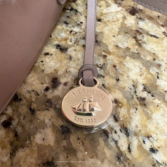 BRAHMIN SHAYNA-SILVER LINING SHETLAND CROSSBODY BAG - Picture 10 of 11